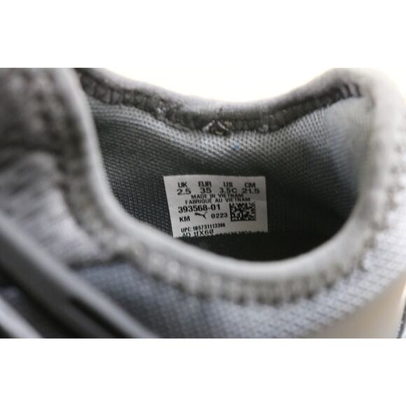 New PUMA Sneakers Boys 3.5C Gray Pacer Future Heat Lightning Child 393568-01 - Picture 6 of 7